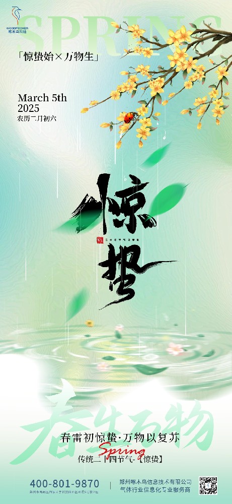 春雷初惊蛰，万物以复苏